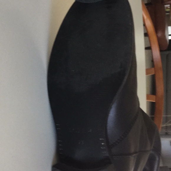 JCrew EUC black leather boots sz 7.5 - Picture 6 of 9